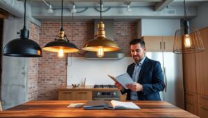 industrial style lights