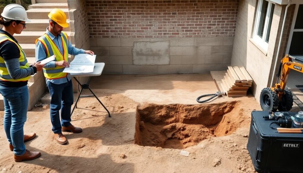 crawl space to basement conversion