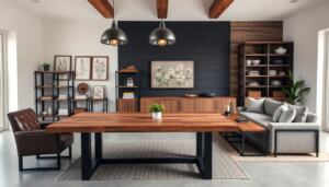 industrial farmhouse decor